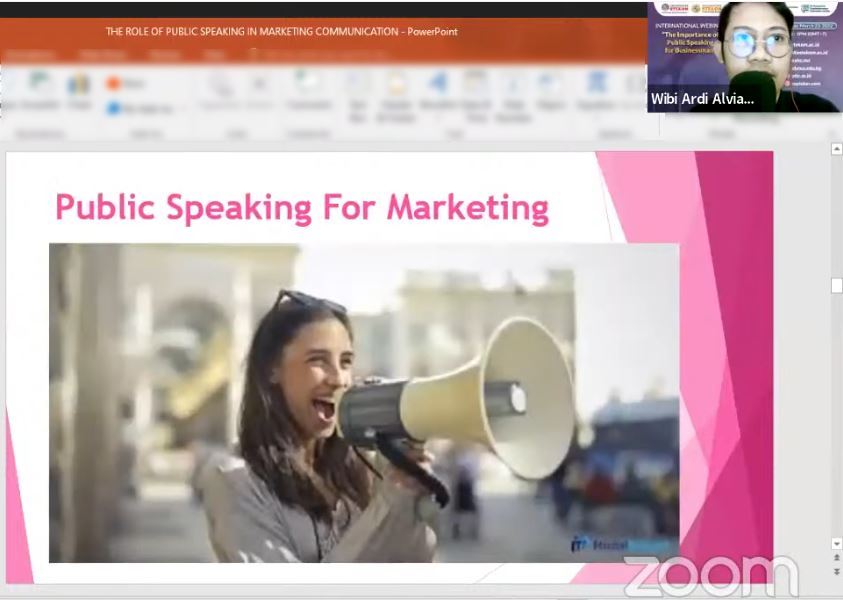 2023 -  International Webinar - The important of public speaking for bussinessman - Part 13