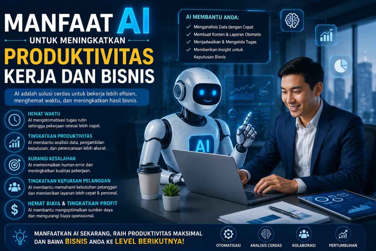 Manfaat AI untuk Meningkatkan Produktivitas Kerja dan Bisnis