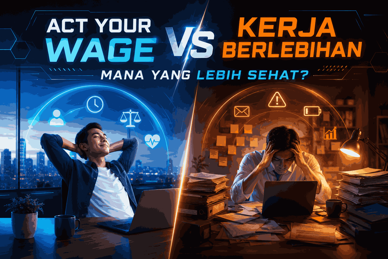 Act Your Wage vs Kerja Berlebihan, Mana yang Lebih Sehat?