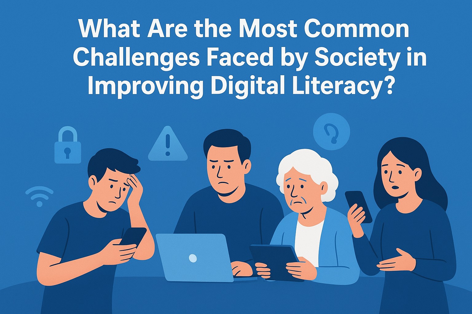 What Are the Most Common Challenges Faced by Society in Improving Digital Literacy?
