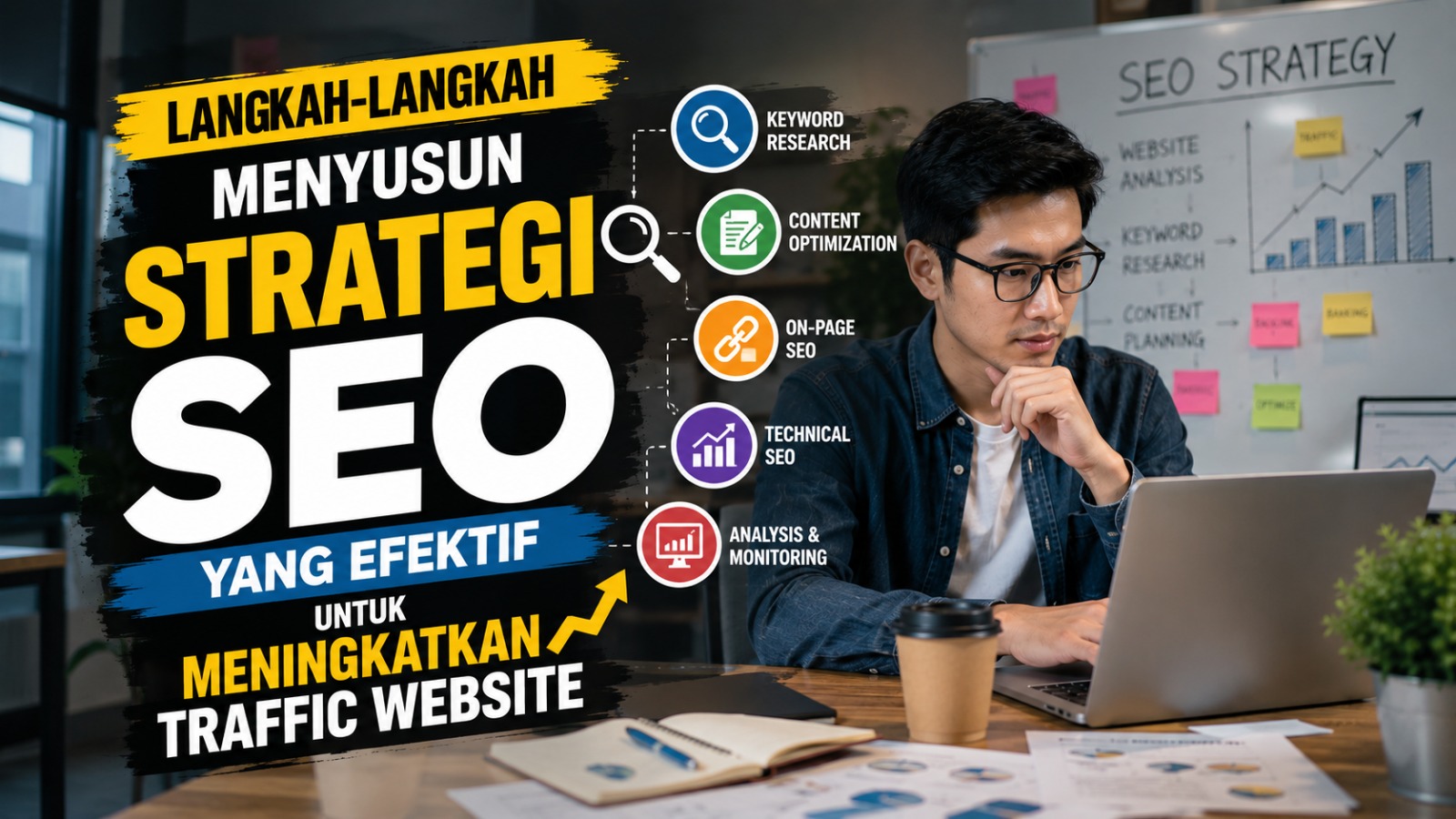 Langkah-Langkah Menyusun Strategi SEO yang Efektif untuk Meningkatkan Traffic Website