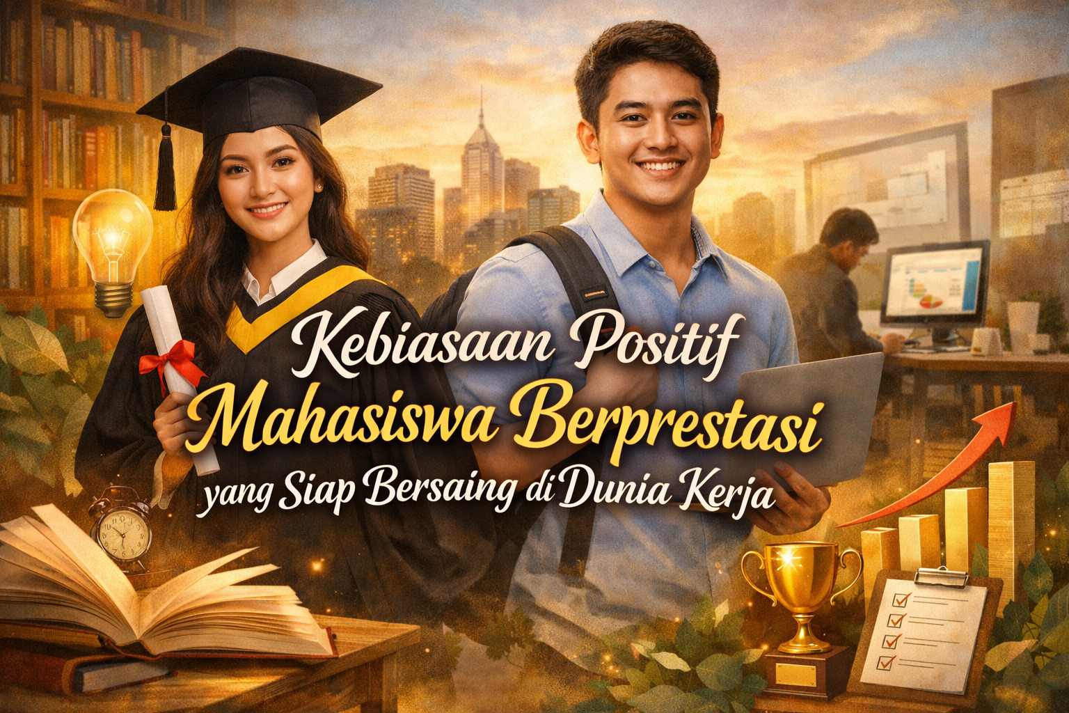 Kebiasaan Positif Mahasiswa Berprestasi Yang Siap Bersaing Di Dunia Kerja