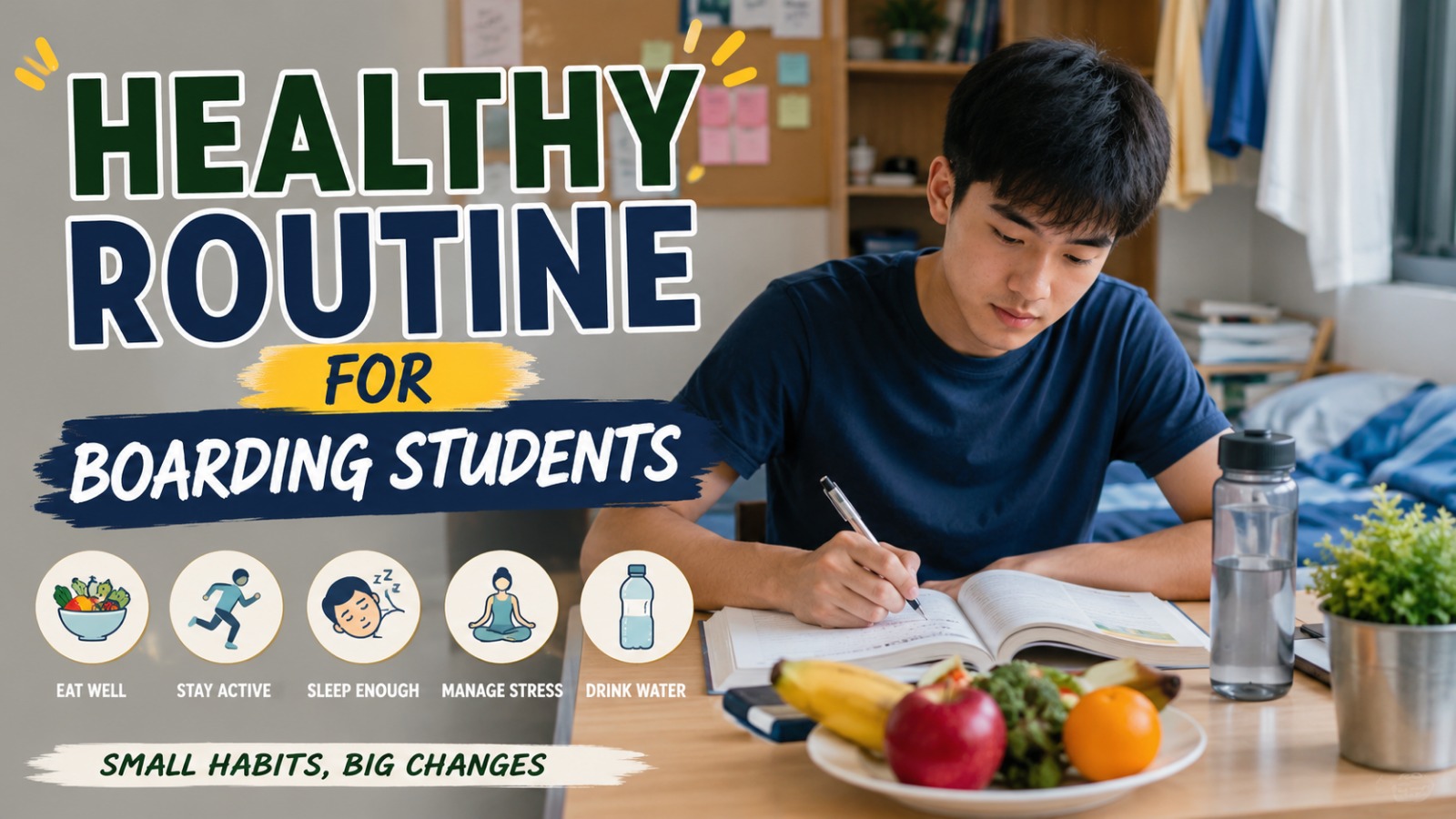 Healthy Routine for Boarding Students