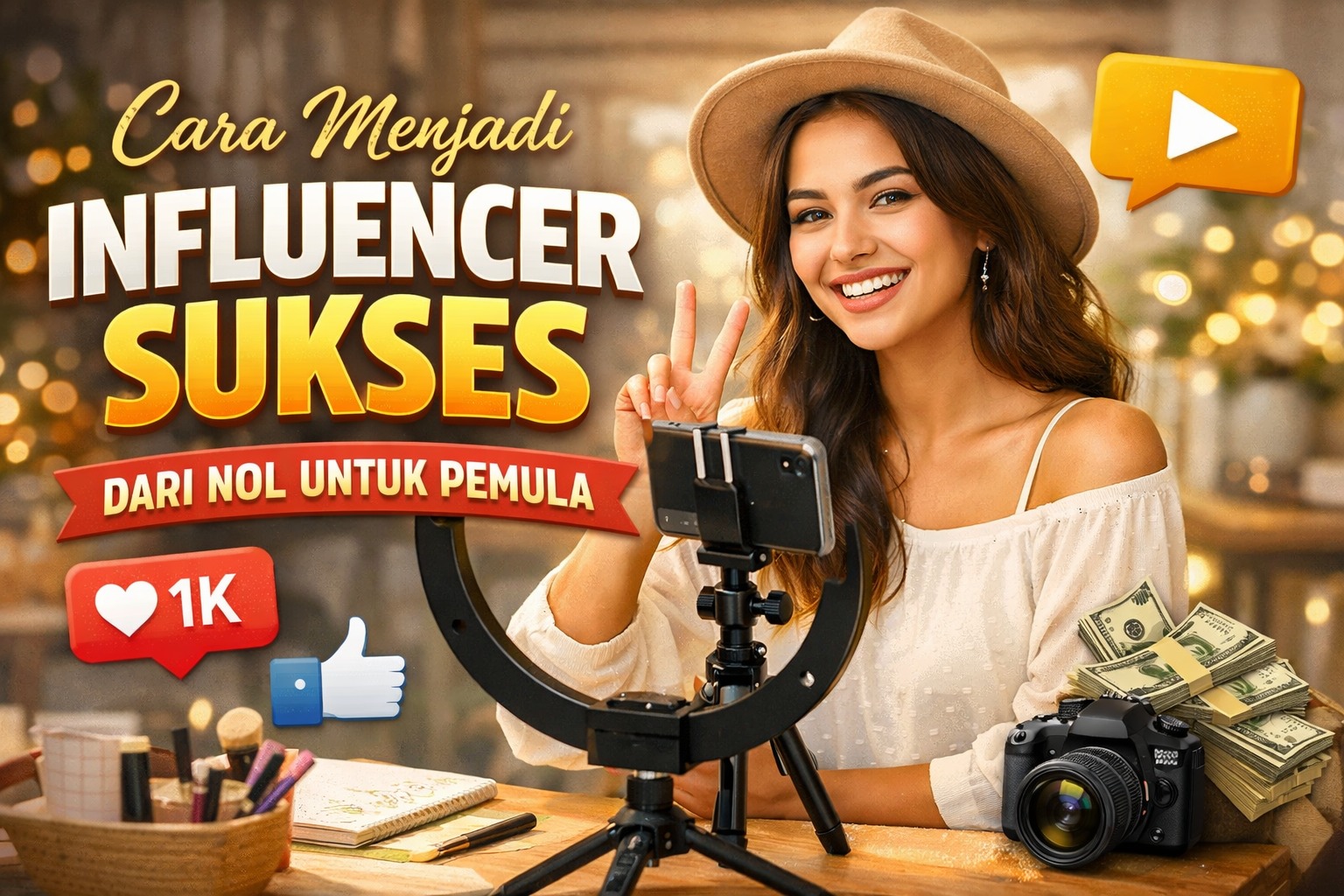 Cara Menjadi Influencer Sukses dari Nol untuk Pemula