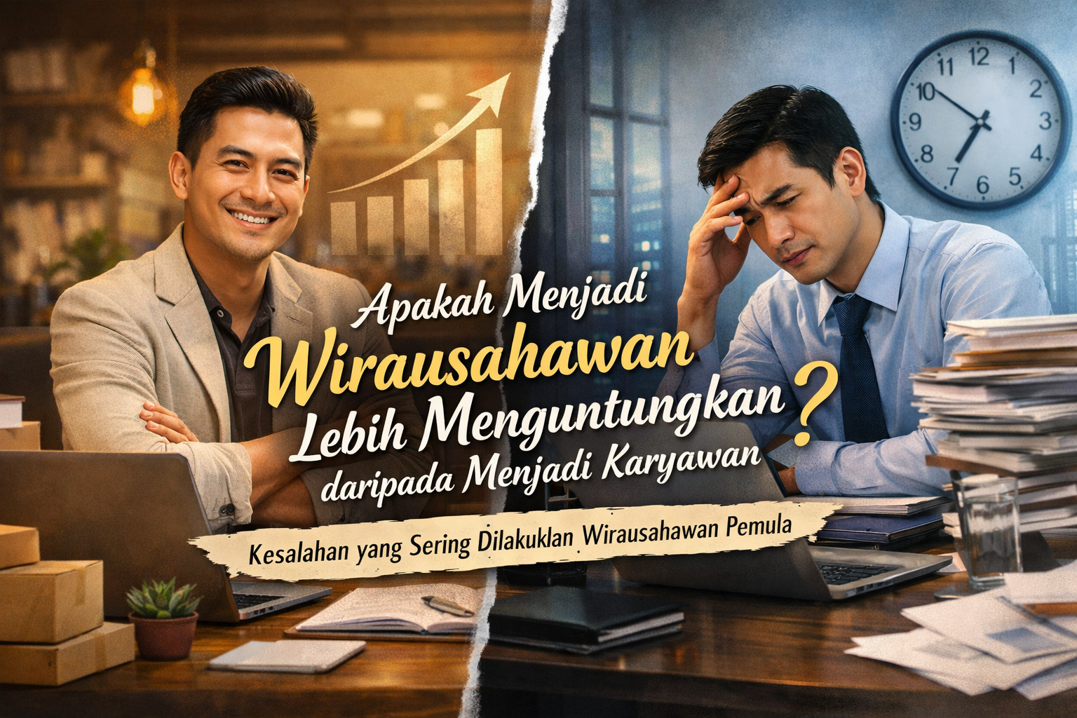 Apakah Menjadi Wirausahawan Lebih Menguntungkan daripada Menjadi Karyawan?