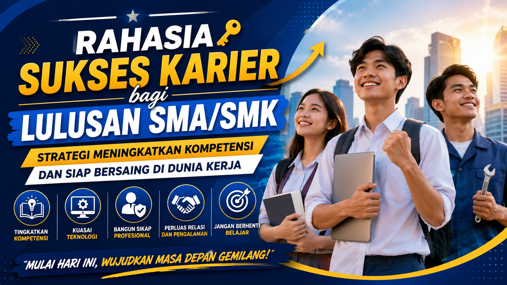 Rahasia Sukses Karier bagi Lulusan SMA/SMK Strategi Meningkatkan Kompetensi dan Siap Bersaing di Dunia Kerja