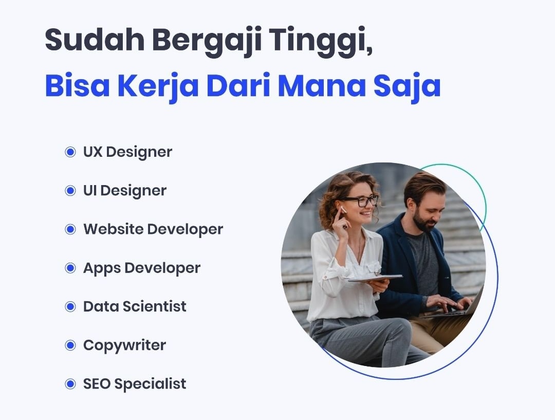 Berikut adalah list pekerjaan anak IT yg menhasilkan banyak uang