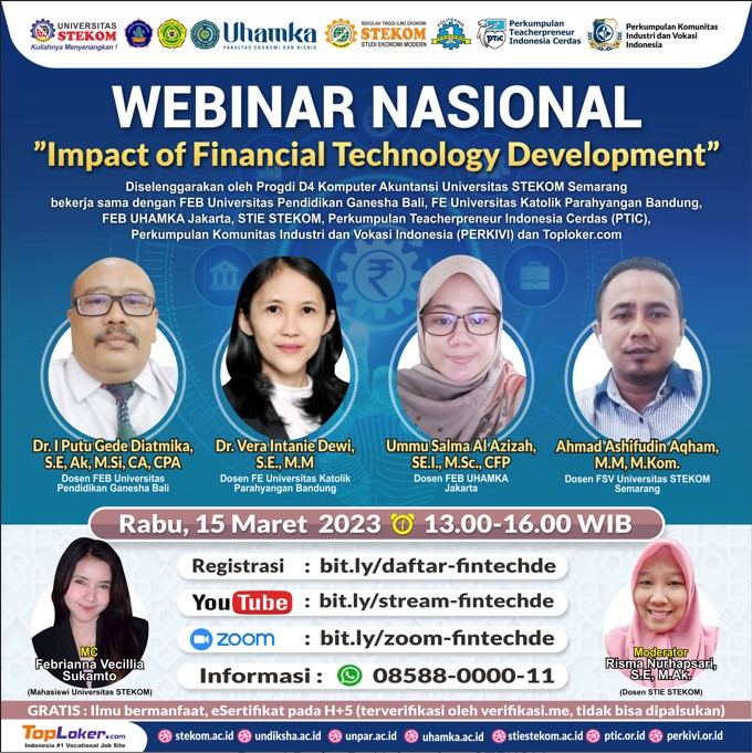 WEBINAR NASIONAL Impact of Financial Technology Development