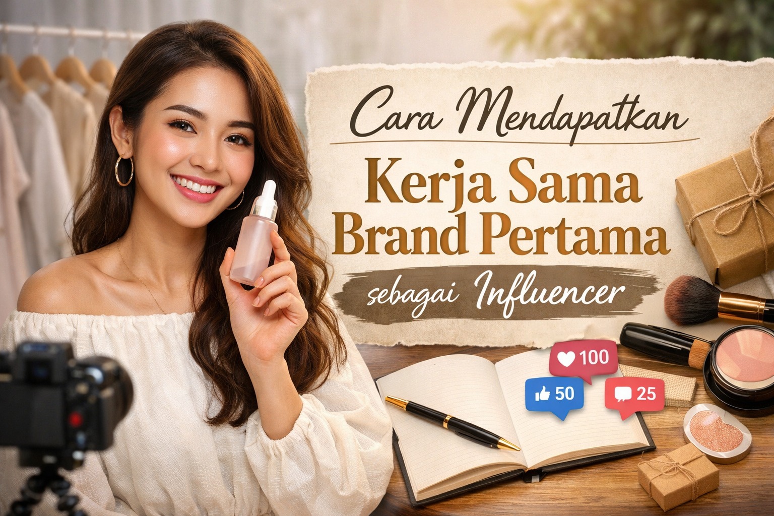 Cara Mendapatkan Kerja Sama Brand Pertama sebagai Influencer