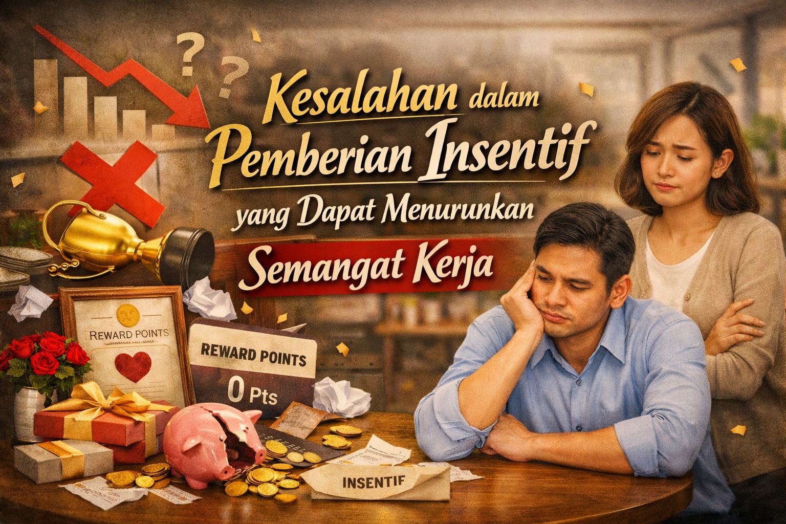 Kesalahan dalam Pemberian Insentif yang Dapat Menurunkan Semangat Kerja
