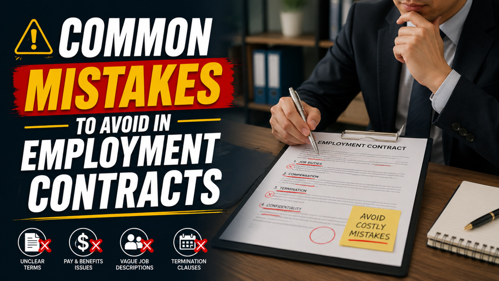 Common Mistakes to Avoid in Employment Contracts