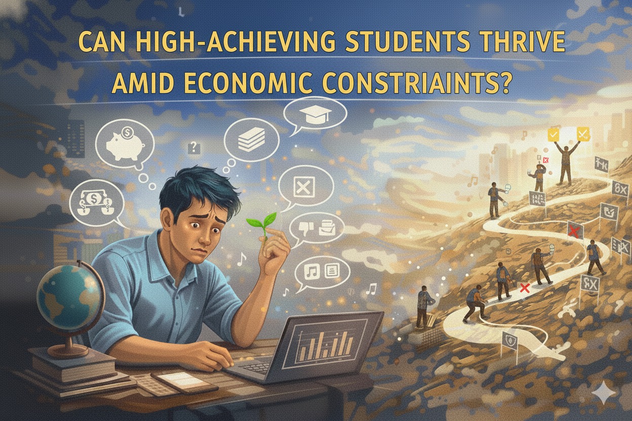 Can High-Achieving Students Thrive Amid Economic Constraints?