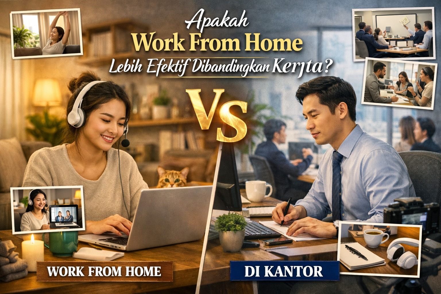 Apakah Work From Home Lebih Efektif Dibandingkan Kerja di Kantor?