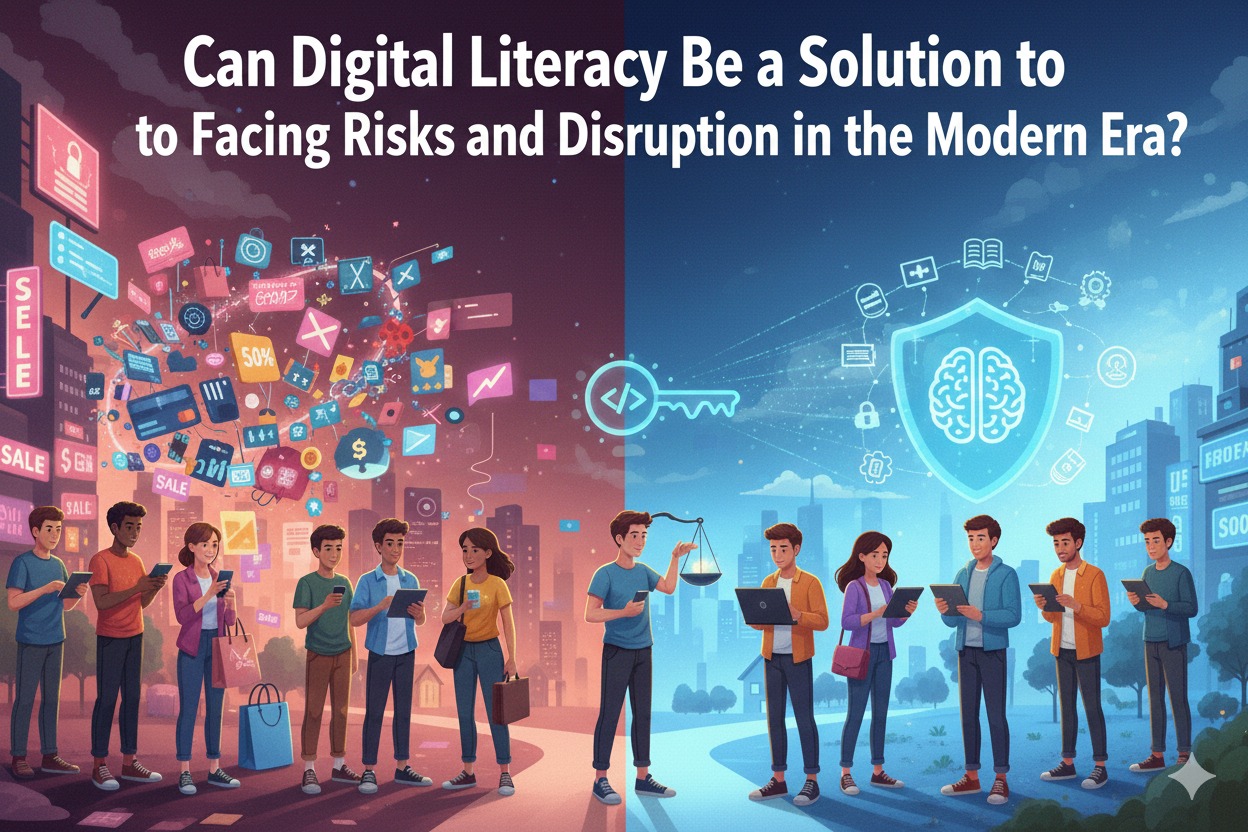 Can Digital Literacy Be a Solution to Facing Risks and Disruption in the Modern Era?
