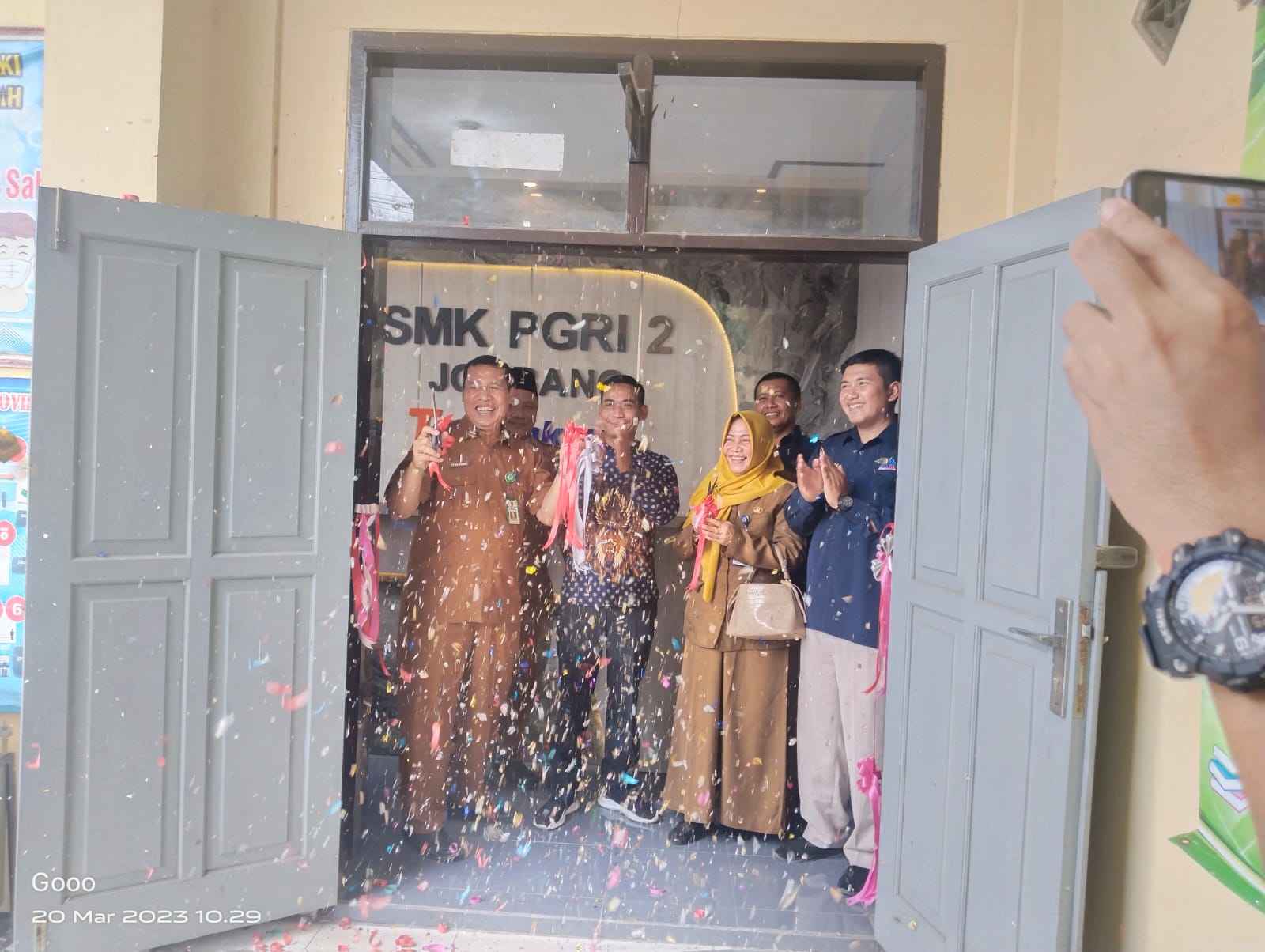 Peresmian Kantor Cabang TopLoker.com oleh KACABDIN Jombang di SMK PGRI 2 Jombang