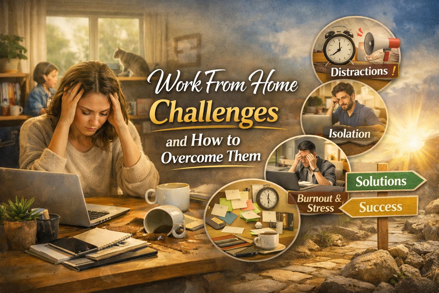 Work From Home Challenges and How to Overcome Them?
