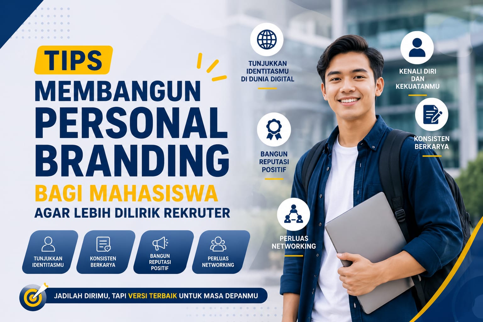 Tips Membangun Personal Branding Bagi Mahasiswa Agar Lebih Dilirik Rekruter
