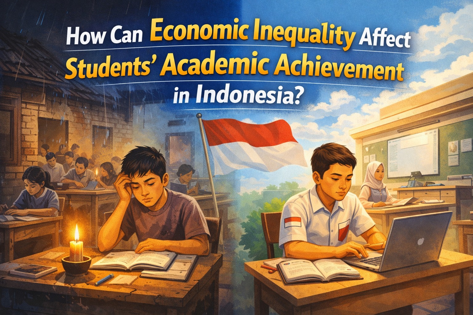 How Can Economic Inequality Affect Students' Academic Achievement in Indonesia?