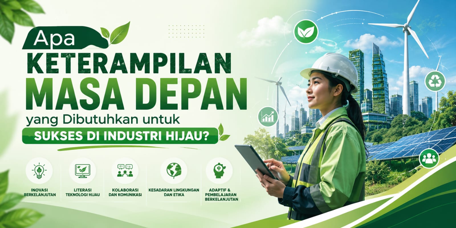 Apa Keterampilan Masa Depan yang Dibutuhkan untuk Sukses di Industri Hijau?