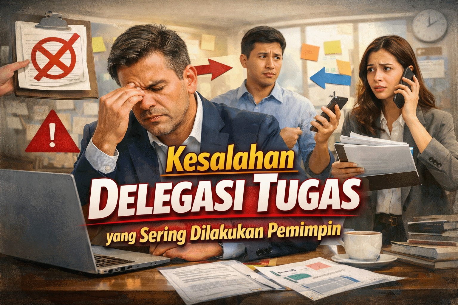 Kesalahan Delegasi Tugas yang Sering Dilakukan Pemimpin