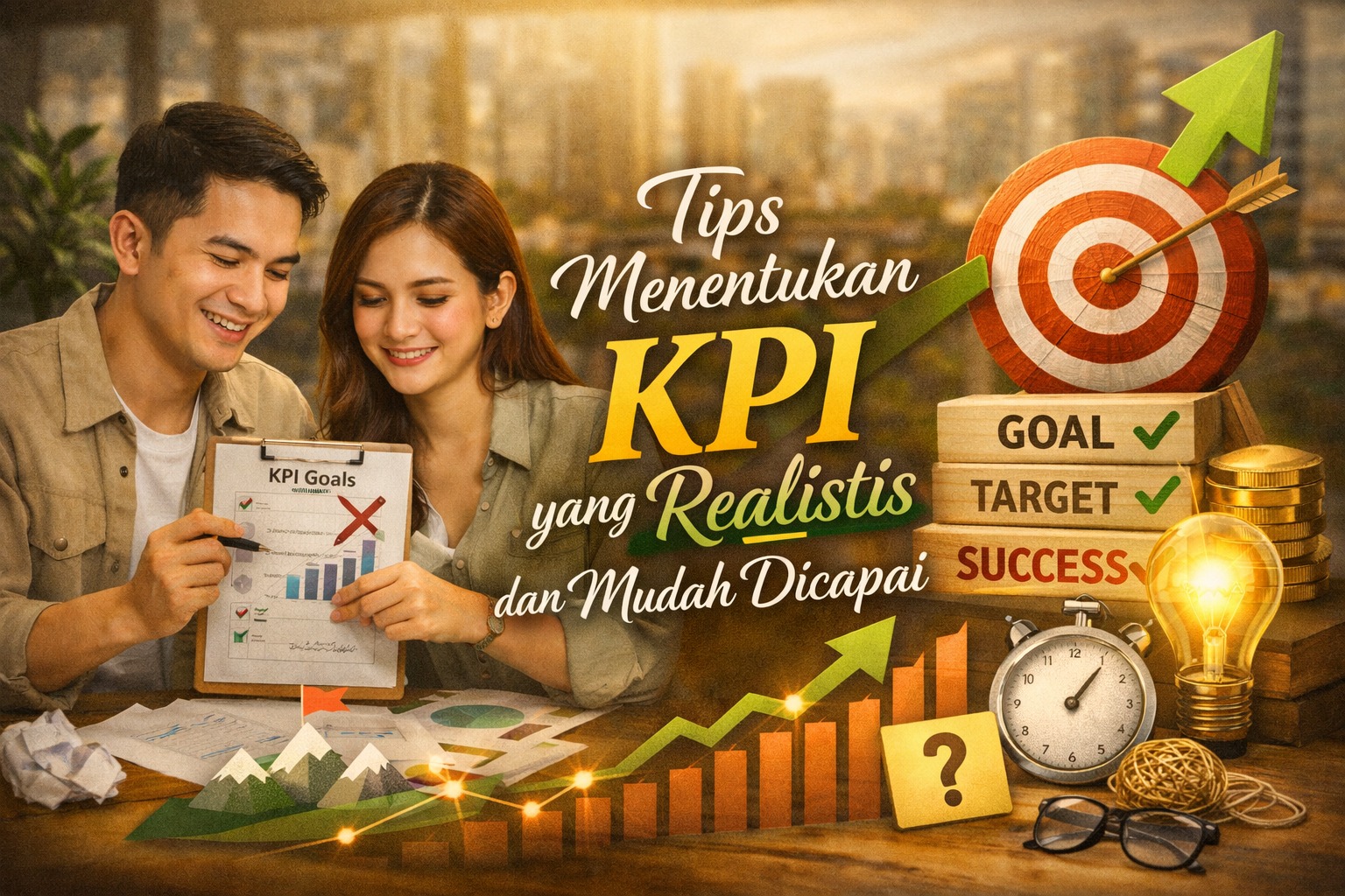 Tips Menentukan KPI yang Realistis dan Mudah Dicapai