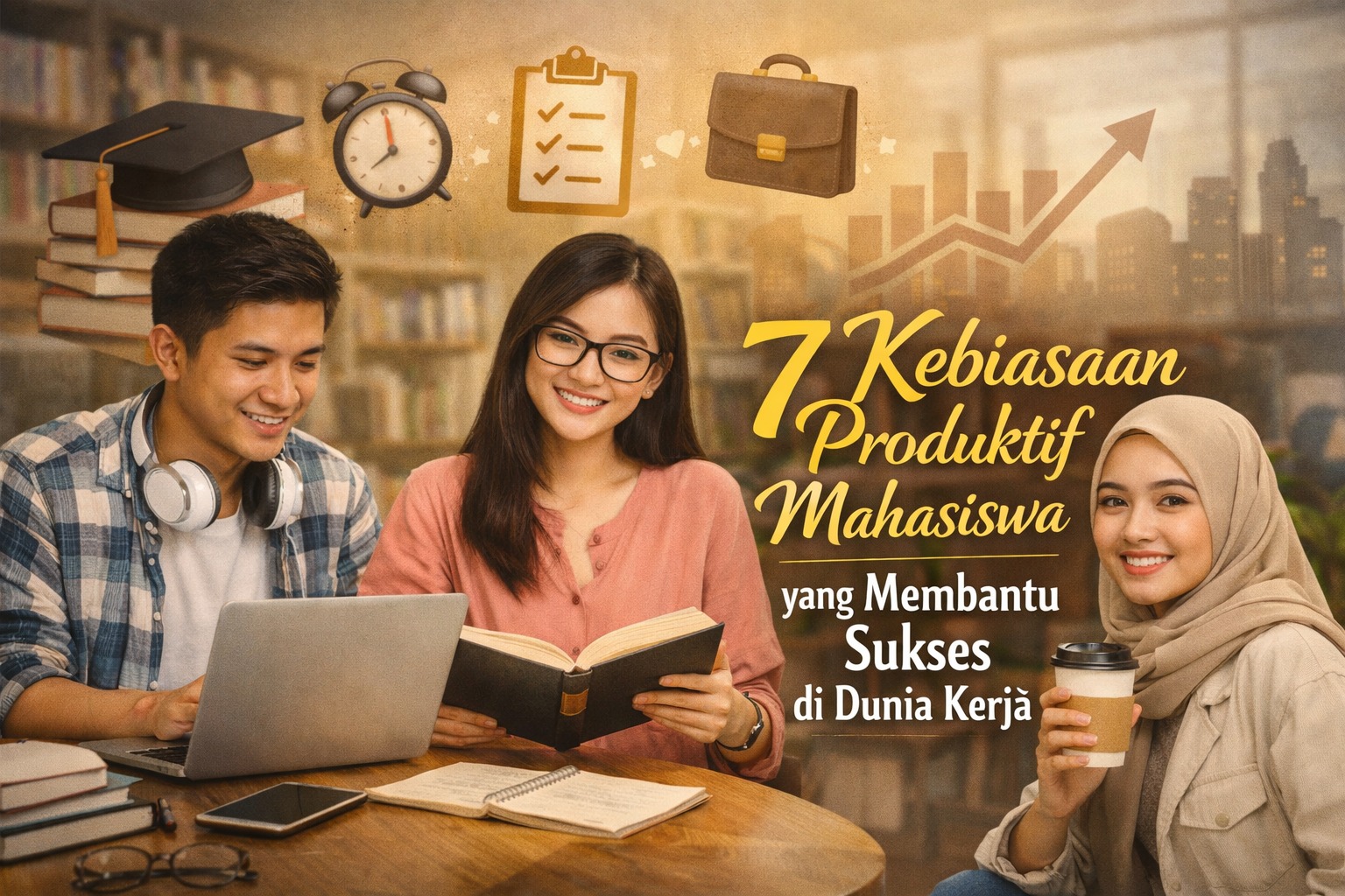 7 Kebiasaan Produktif Mahasiswa yang Membantu Sukses di Dunia Kerja