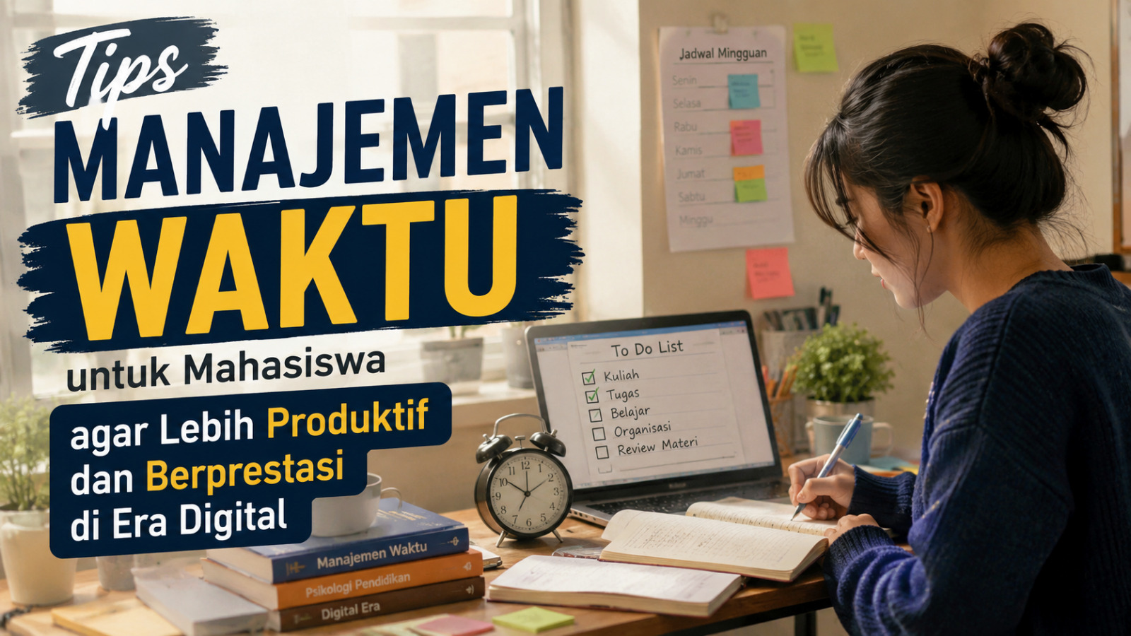 Tips Manajemen Waktu Untuk Mahasiswa Agar Lebih Produktif Dan Berprestasi Di Era Digital