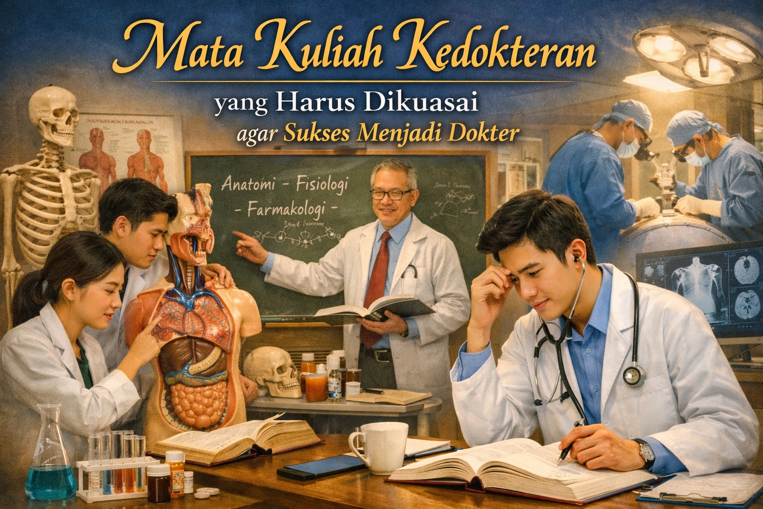 Mata Kuliah Kedokteran yang Harus Dikuasai agar Sukses Menjadi Dokter