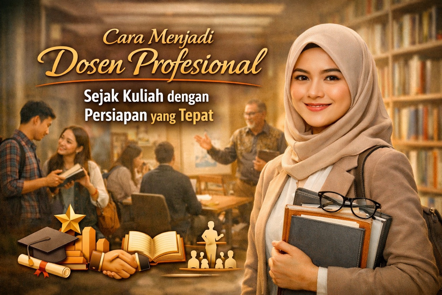 Cara Menjadi Dosen Profesional Sejak Kuliah dengan Persiapan yang Tepat