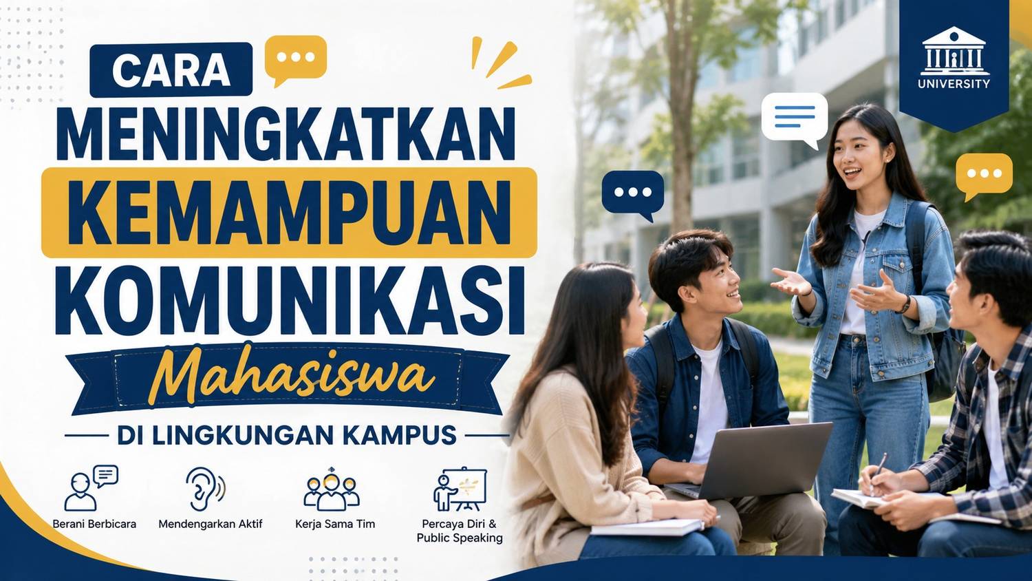 Cara Meningkatkan Kemampuan Komunikasi Mahasiswa di Lingkungan Kampus