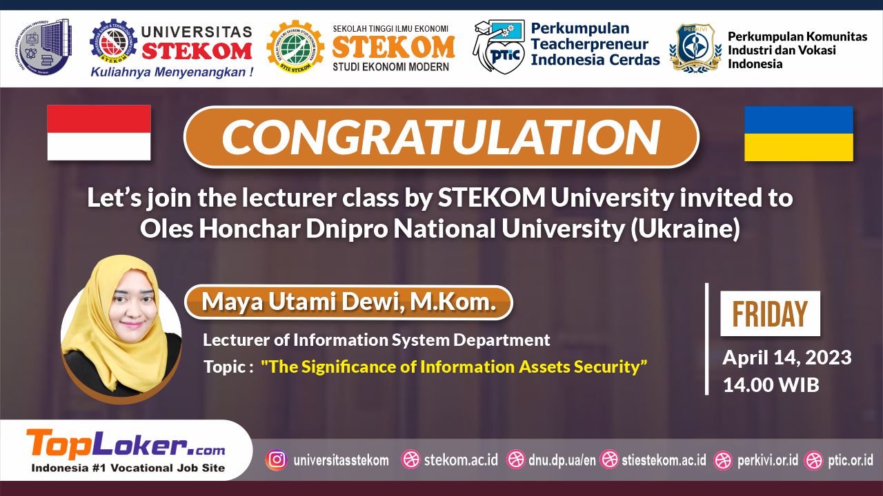 CONGRATULATION The Signficance of Information Assets Security