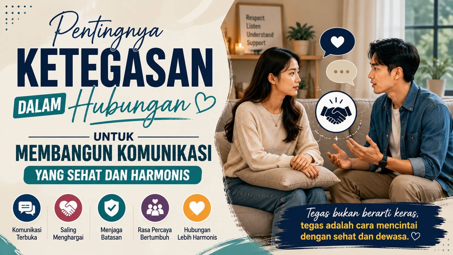 Pentingnya Ketegasan dalam Hubungan untuk Membangun Komunikasi yang Sehat dan Harmonis