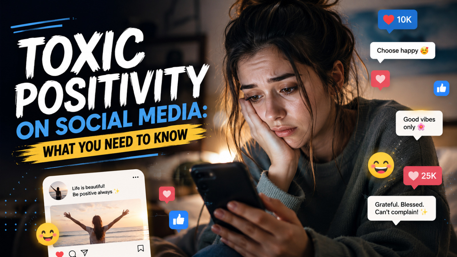 Toxic Positivity on Social Media: What You Need to Know