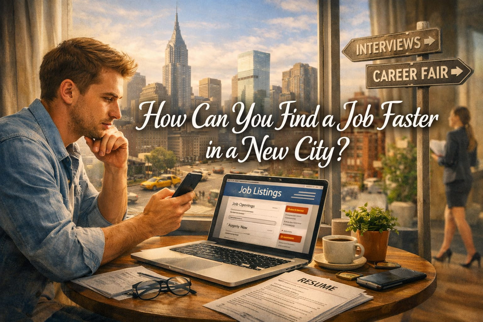 How Can You Find a Job Faster in a New City?
