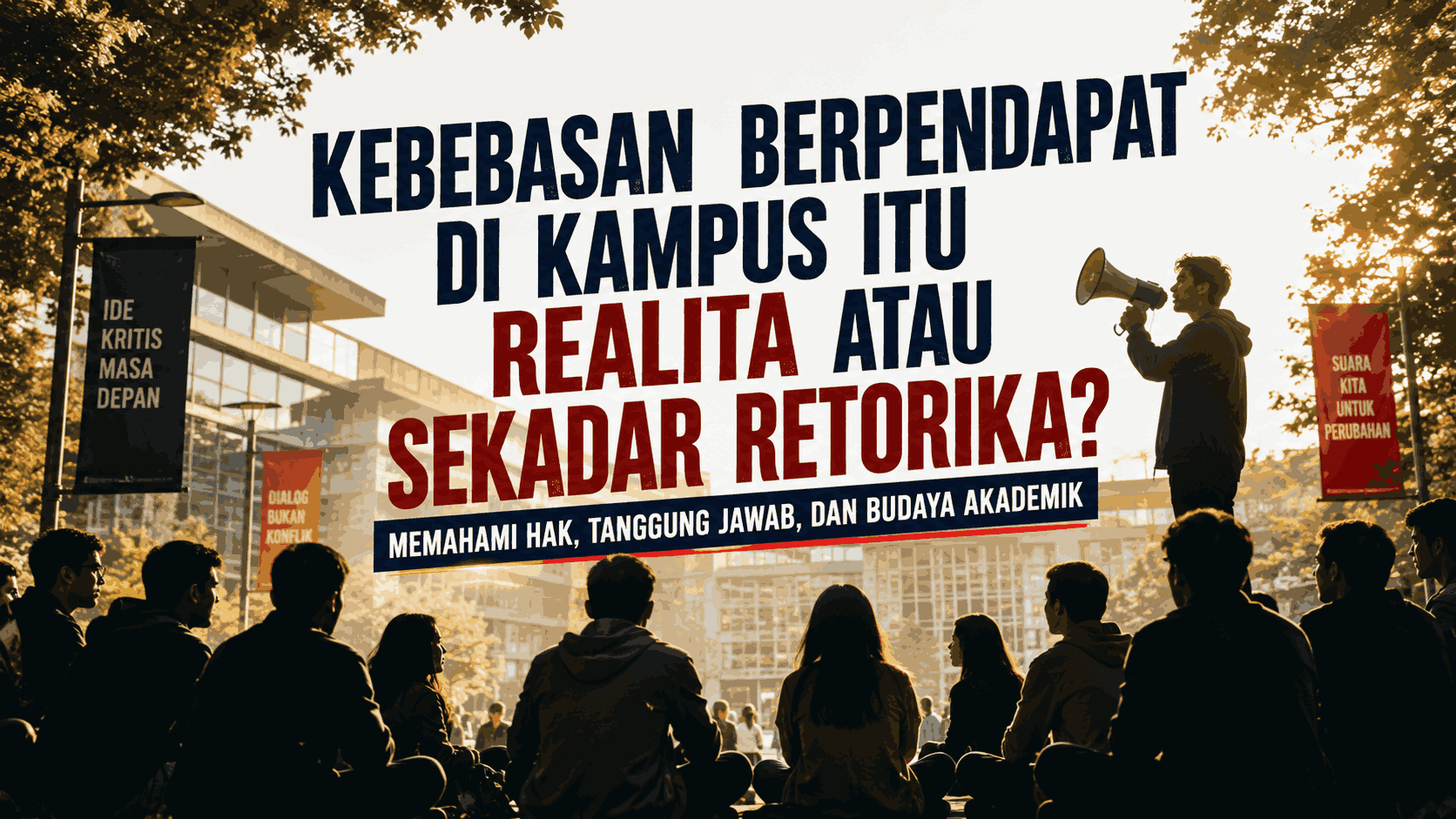Kebebasan Berpendapat di Kampus Itu Realita atau Sekadar Retorika? Memahami Hak, Tanggung Jawab, dan Budaya Akademik