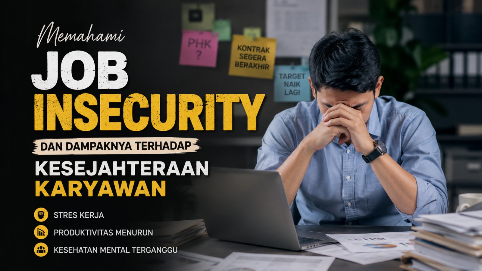 Memahami Job Insecurity dan Dampaknya terhadap Kesejahteraan Karyawan
