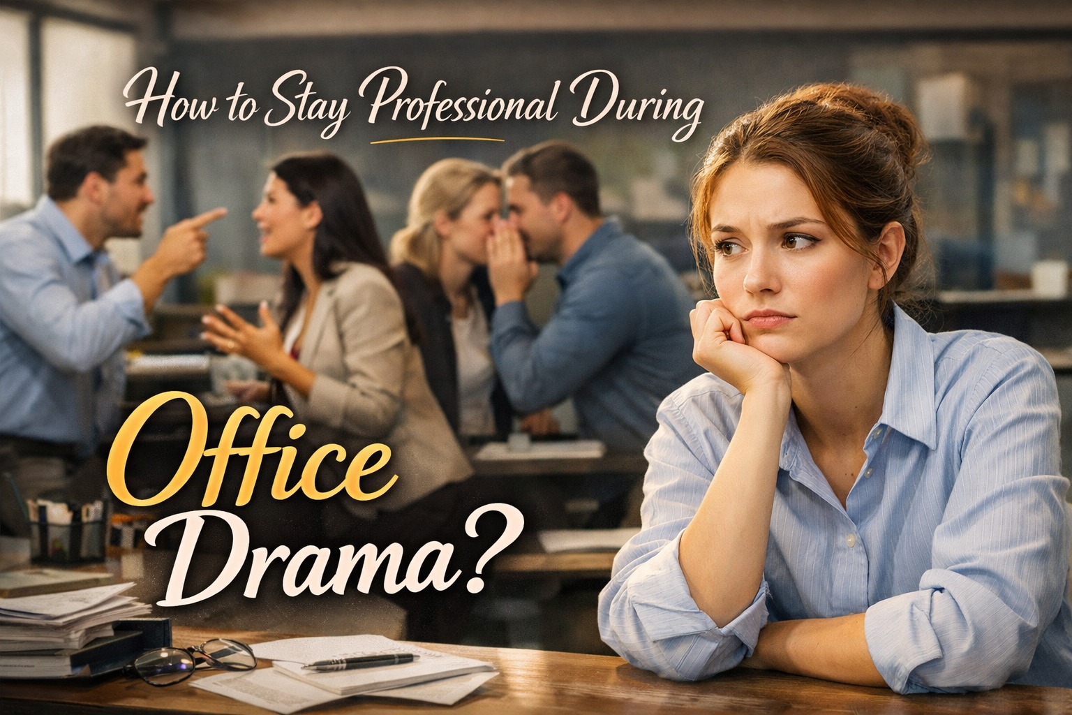 How to Stay Professional During Office Drama?