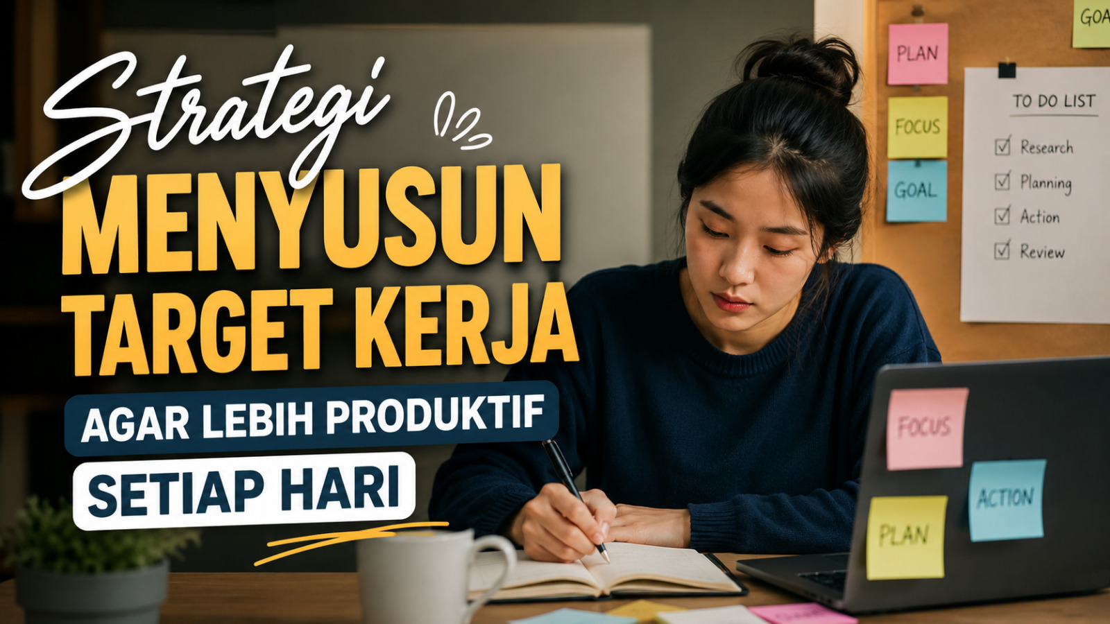 Strategi Menyusun Target Kerja agar Lebih Produktif Setiap Hari