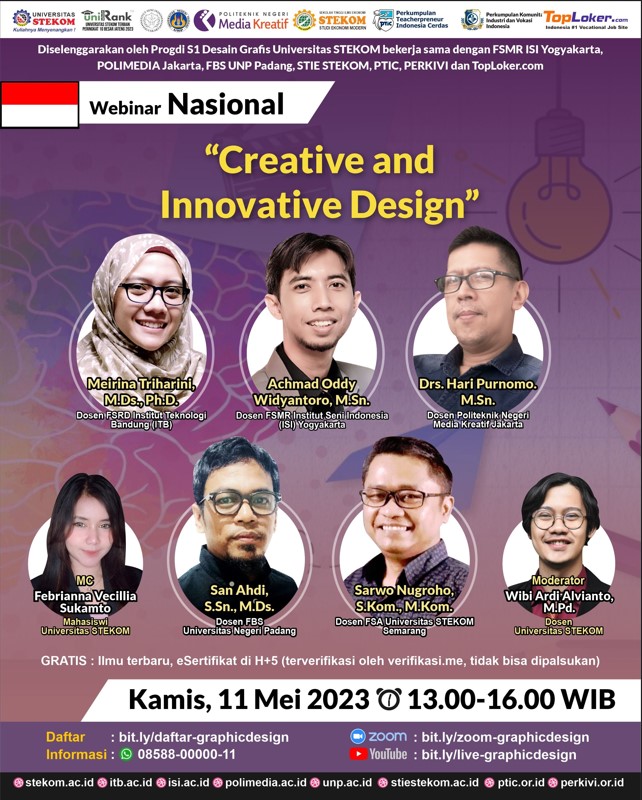 WEBINAR NASIONAL Creative and Innovative Design
