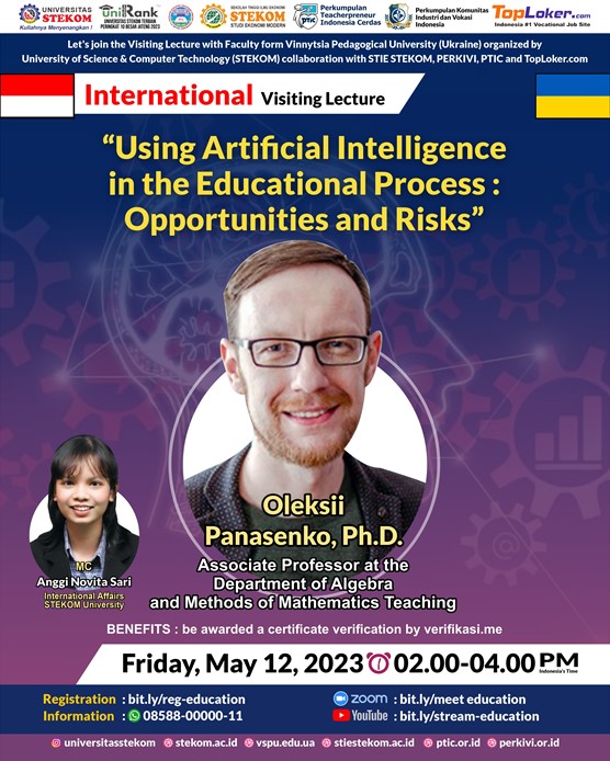VISITING LECTURE DAY 1 Using Artificial Intelligence in the Educational Process : Opportunities and Risks
