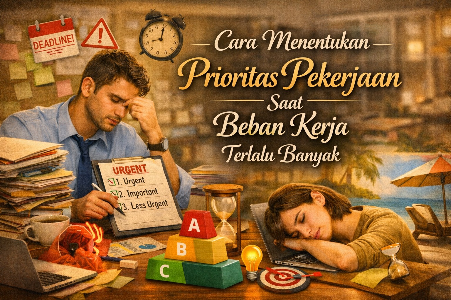 Cara Menentukan Prioritas Pekerjaan Saat Beban Kerja Terlalu Banyak