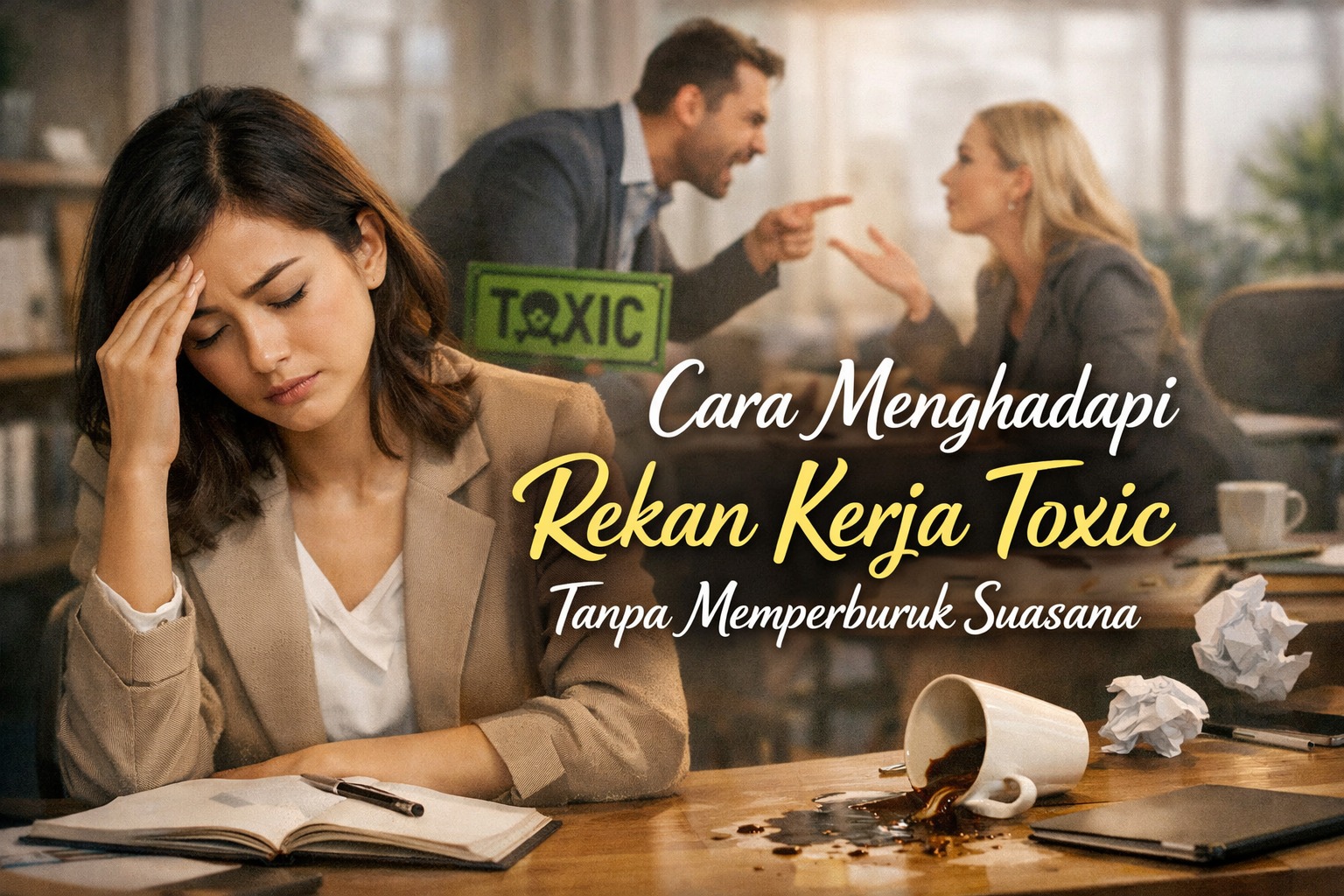 Cara Menghadapi Rekan Kerja Toxic Tanpa Memperburuk Suasana