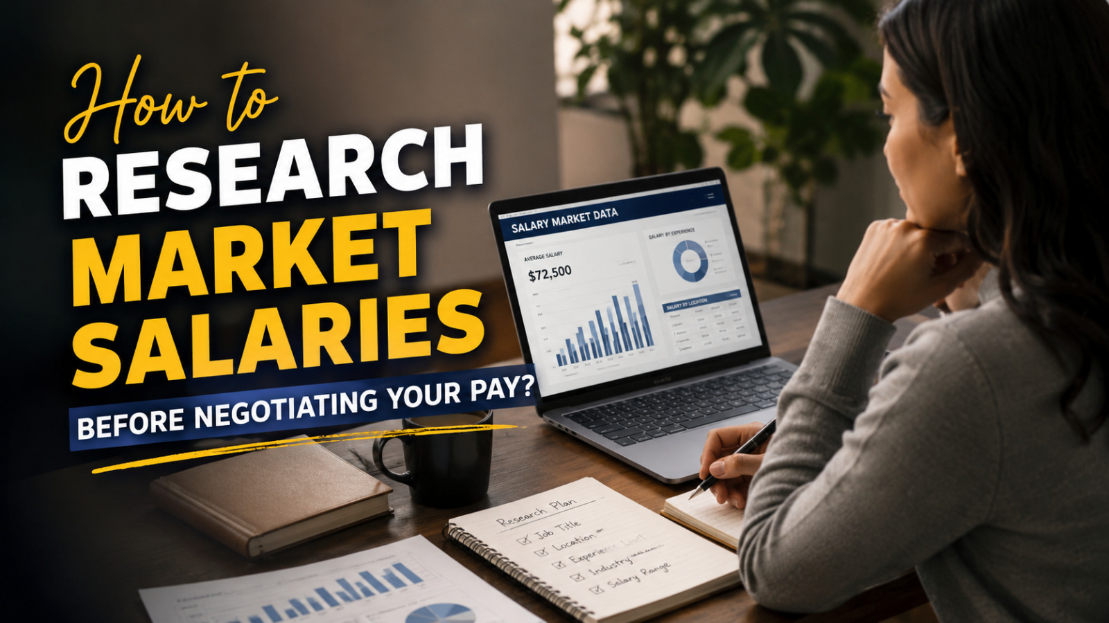 How to Research Market Salaries Before Negotiating Your Pay?