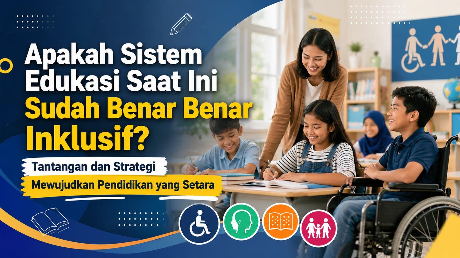 Apakah Sistem Edukasi Saat Ini Sudah Benar Benar Inklusif? Tantangan dan Strategi Mewujudkan Pendidikan yang Setara