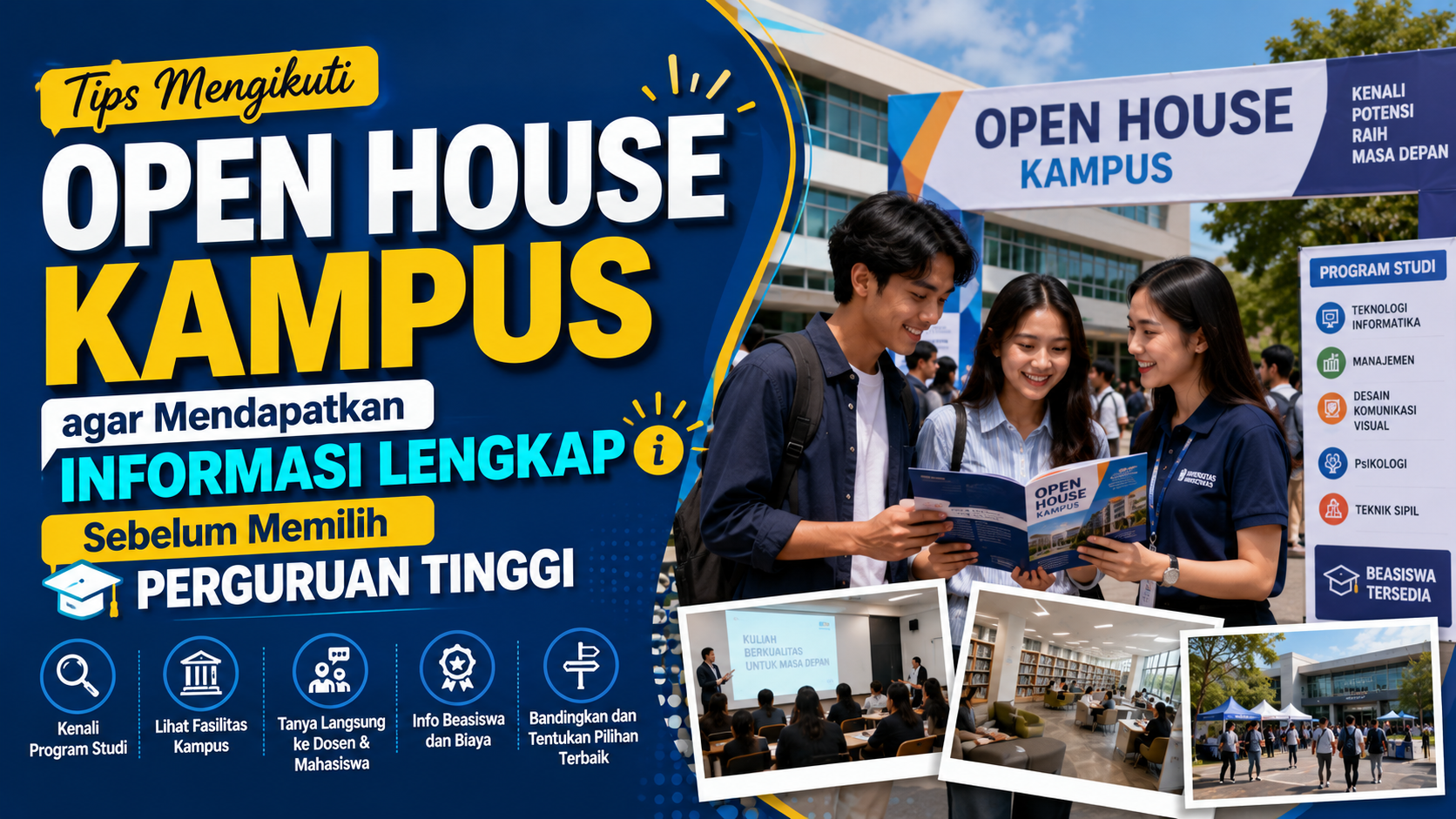 Tips Mengikuti Open House Kampus agar Mendapatkan Informasi Lengkap Sebelum Memilih Perguruan Tinggi