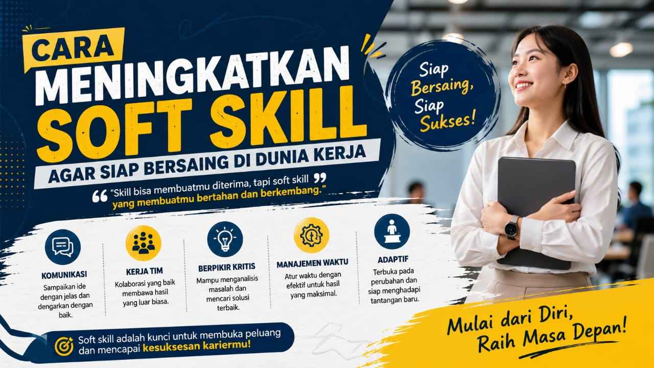 Cara Meningkatkan Soft Skill agar Siap Bersaing di Dunia Kerja
