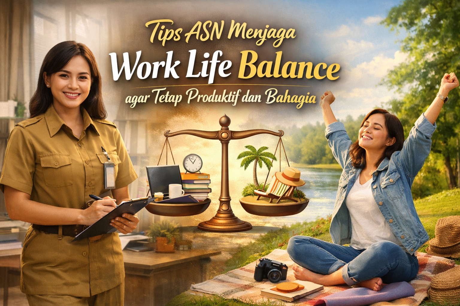 Tips ASN Menjaga Work Life Balance agar Tetap Produktif dan Bahagia