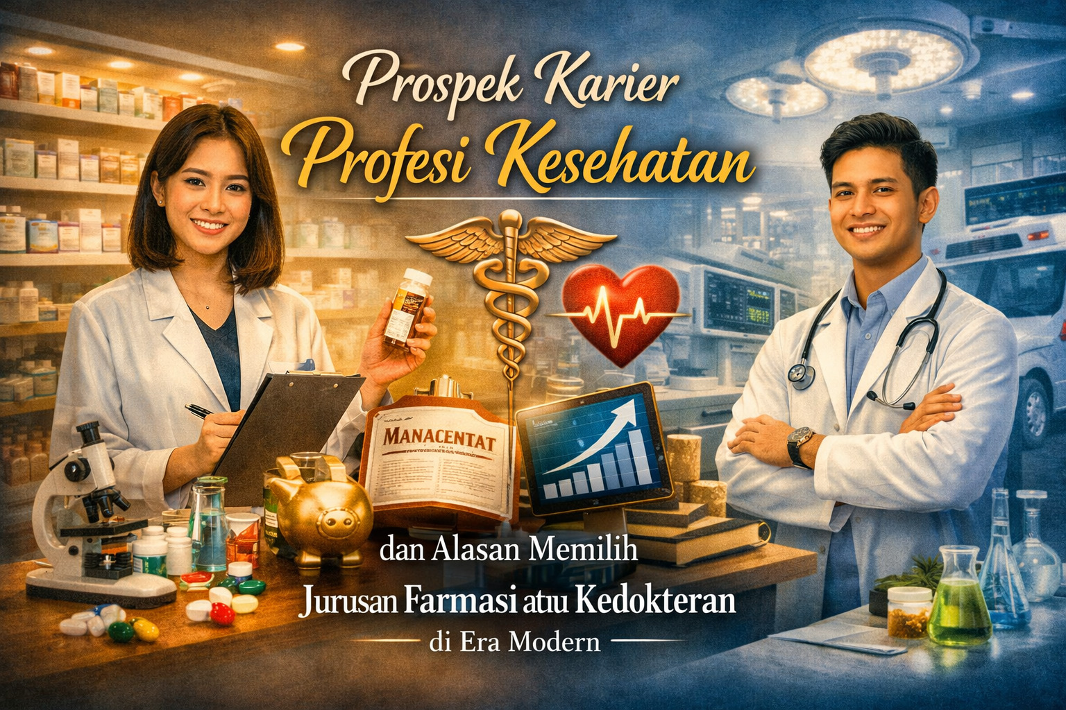 Prospek Karier Profesi Kesehatan Dan Alasan Memilih Jurusan Farmasi Atau Kedokteran Di Era Modern