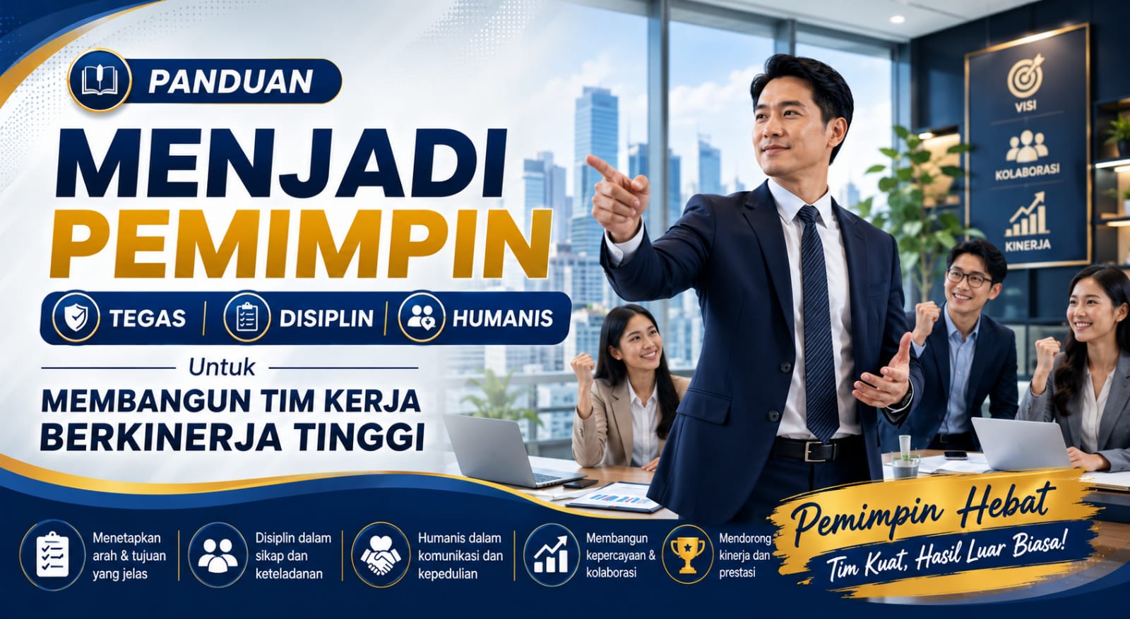 Panduan Menjadi Pemimpin Yang Tegas Disiplin Dan Humanis Untuk Membangun Tim Kerja Berkinerja Tinggi