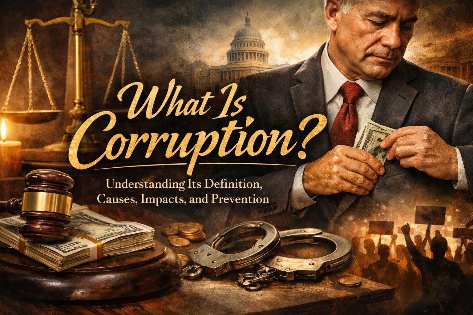 What Is Corruption? Understanding Its Definition, Causes, Impacts, and Prevention